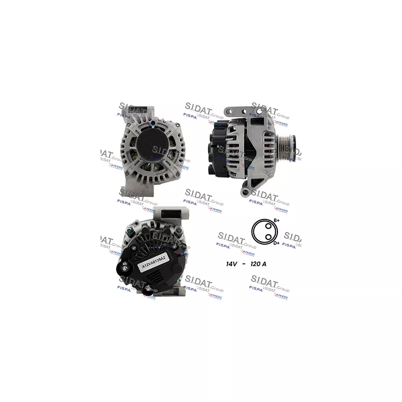 Alternateur SIDAT A12VA0139A2