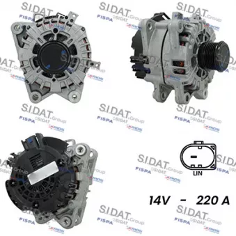 Alternateur SIDAT A12VA0304A2