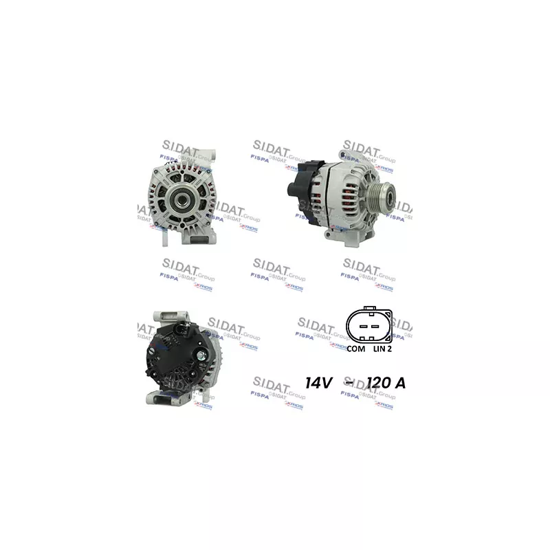 Alternateur SIDAT A12VA0407A2