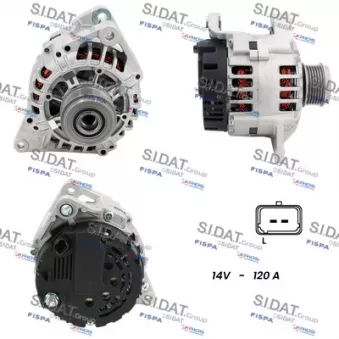 Alternateur SIDAT A12VA1170A2