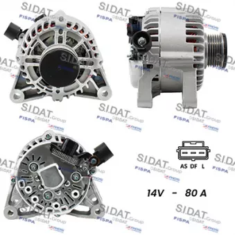 Alternateur SIDAT A12VS0021A2
