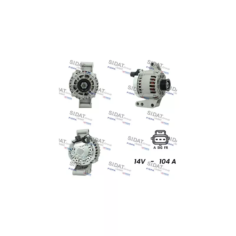 Alternateur SIDAT A12VS0060A2
