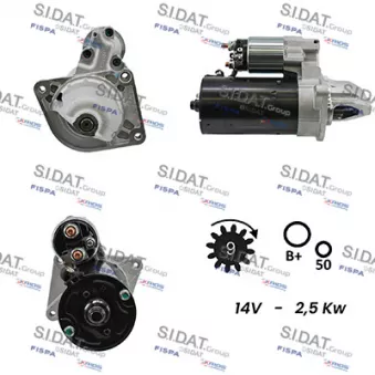 Démarreur SIDAT S12BH0008A2