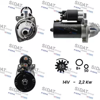 Démarreur SIDAT S12BH0010A2