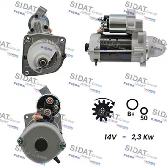 Démarreur SIDAT S12BH0016