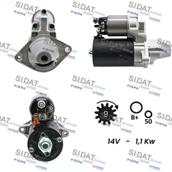 Démarreur SIDAT S12BH0033A2
