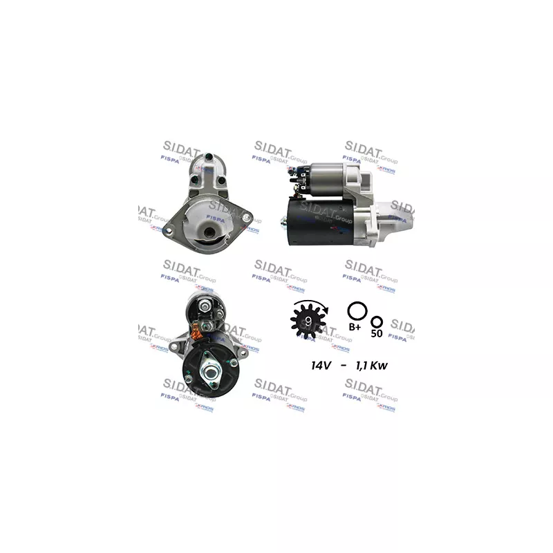 Démarreur SIDAT S12BH0033A2