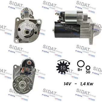 Démarreur SIDAT S12BH0039A2