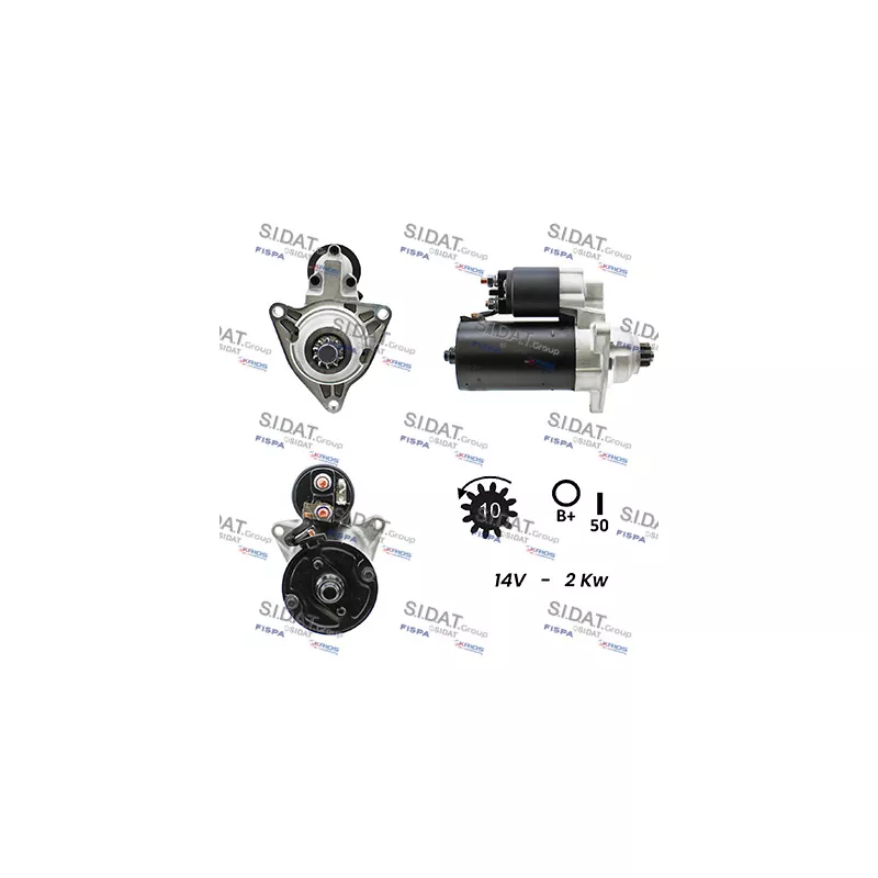 Démarreur SIDAT S12BH0058A2