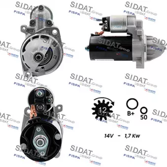 Démarreur SIDAT S12BH0060