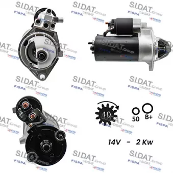 Démarreur SIDAT S12BH0066A2