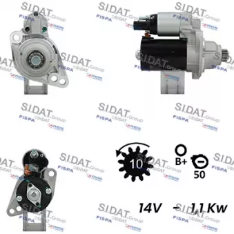 Démarreur SIDAT S12BH0072A2