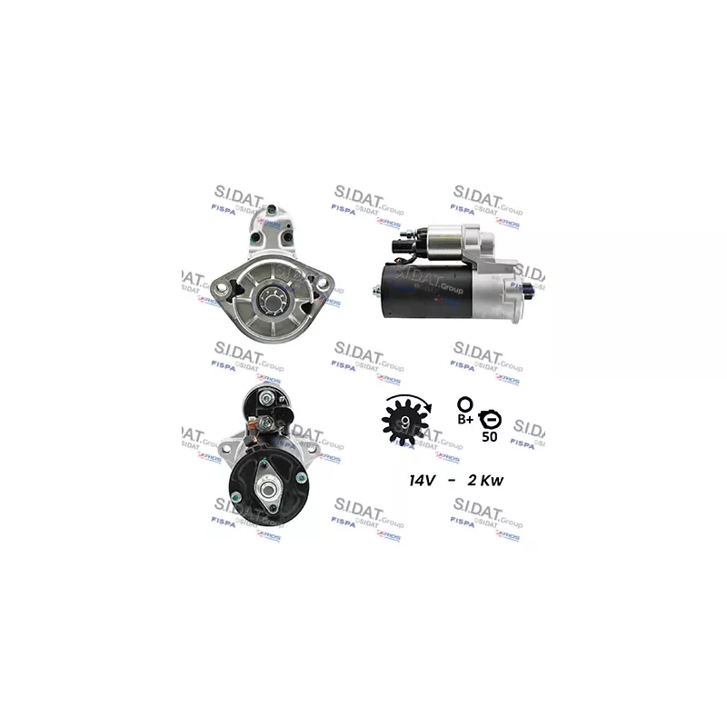 Démarreur SIDAT S12BH0073A2