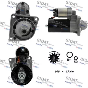 Démarreur SIDAT S12BH0074