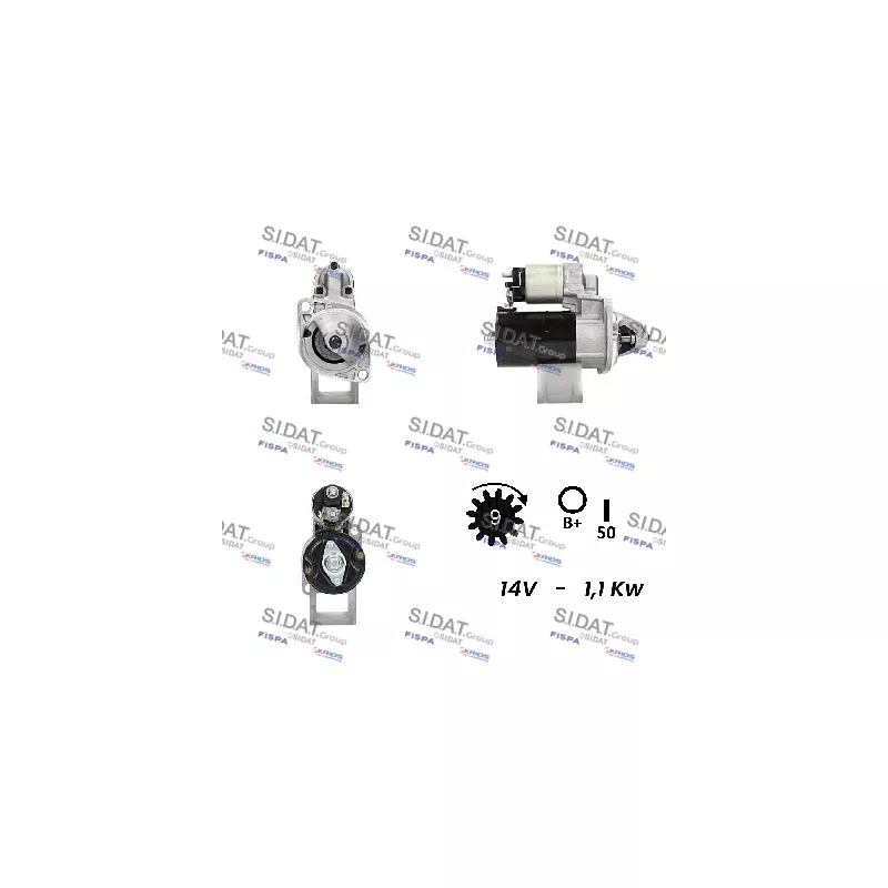 Démarreur SIDAT S12BH0078A2