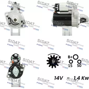 Démarreur SIDAT S12BH0089A2
