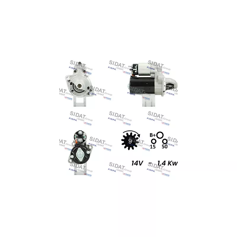 Démarreur SIDAT S12BH0089A2