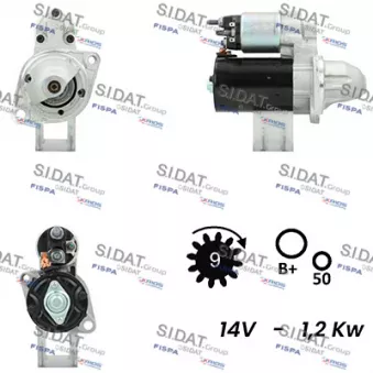 Démarreur SIDAT S12BH0091