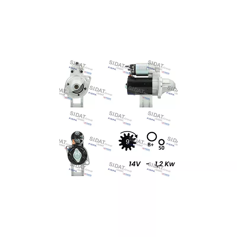 Démarreur SIDAT S12BH0091A2