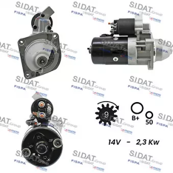 Démarreur SIDAT S12BH0097A2