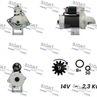 Démarreur SIDAT S12BH0098A2