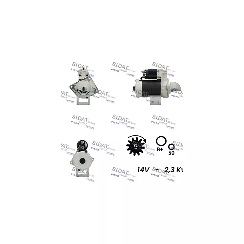 Démarreur SIDAT S12BH0098A2