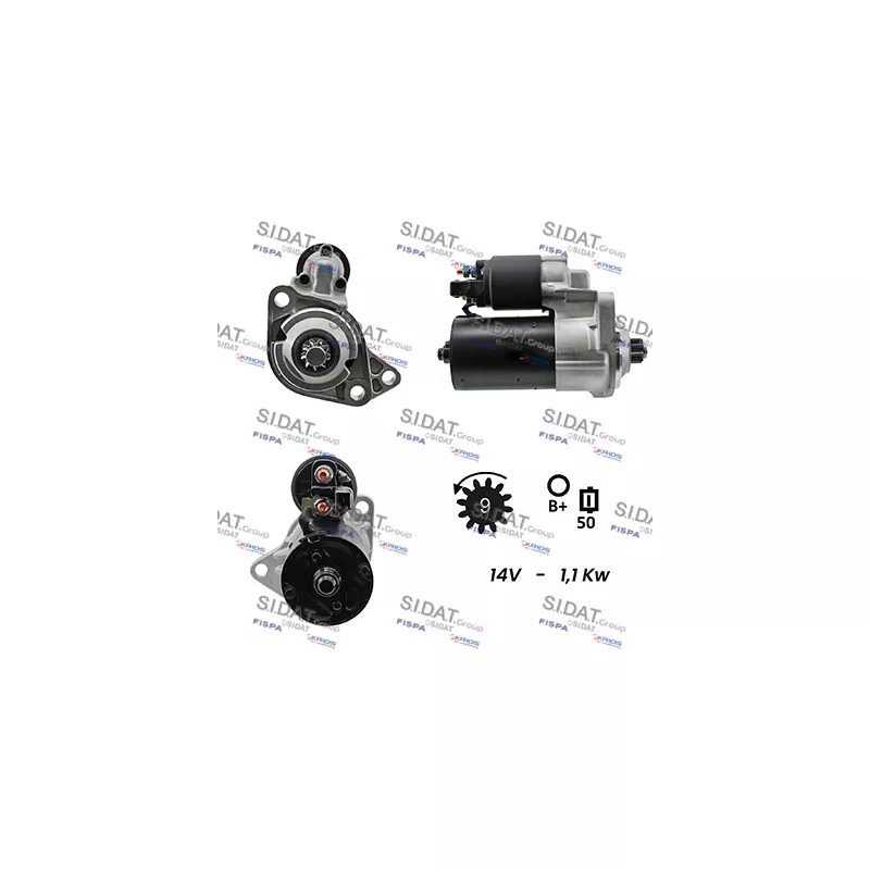 Démarreur SIDAT S12BH0115A2