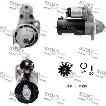Démarreur SIDAT S12BH0156