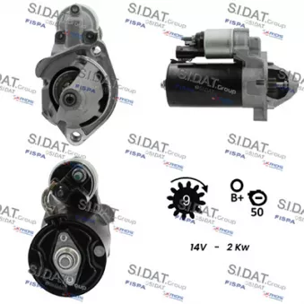 Démarreur SIDAT S12BH0170