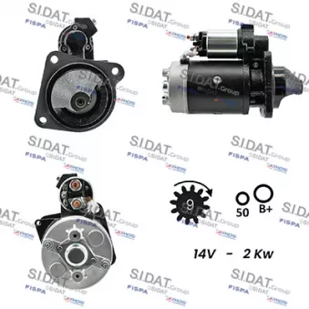 Démarreur SIDAT S12BH0181A2