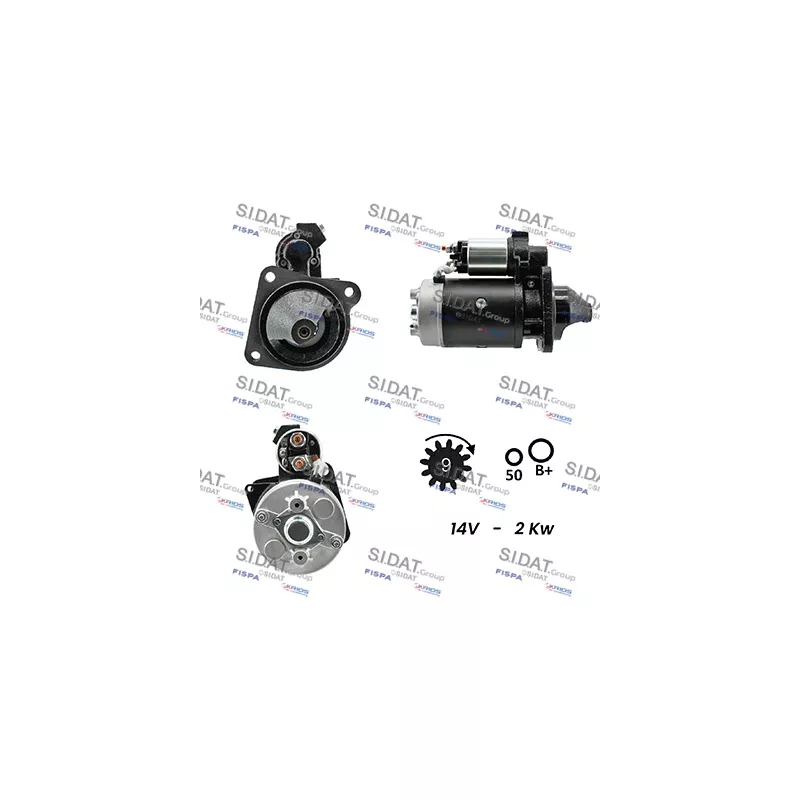 Démarreur SIDAT S12BH0181A2