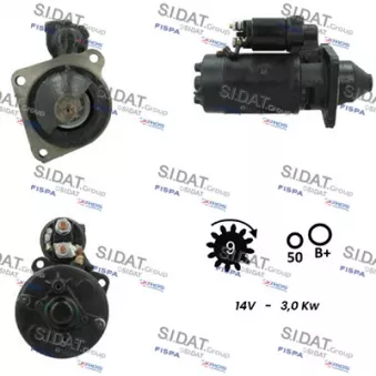 Démarreur SIDAT S12BH0182A2