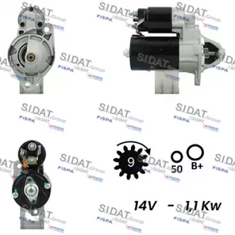 Démarreur SIDAT S12BH0202A2