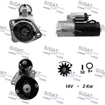 Démarreur SIDAT S12BH0246A2