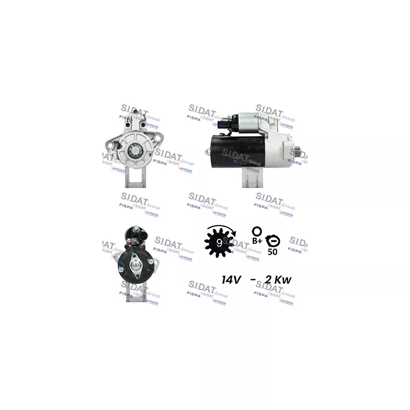 Démarreur SIDAT S12BH0252A2