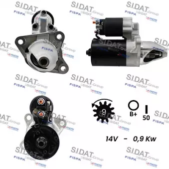 Démarreur SIDAT S12BH0256A2