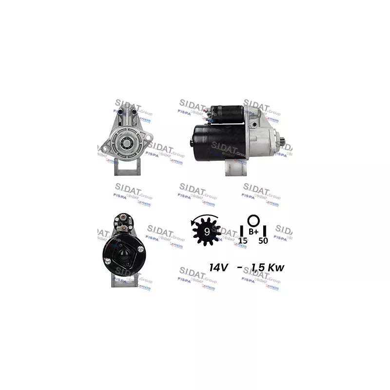 Démarreur SIDAT S12BH0258A2