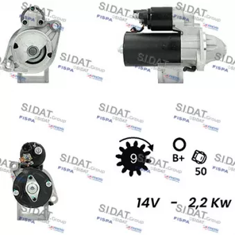 Démarreur SIDAT S12BH0337A2