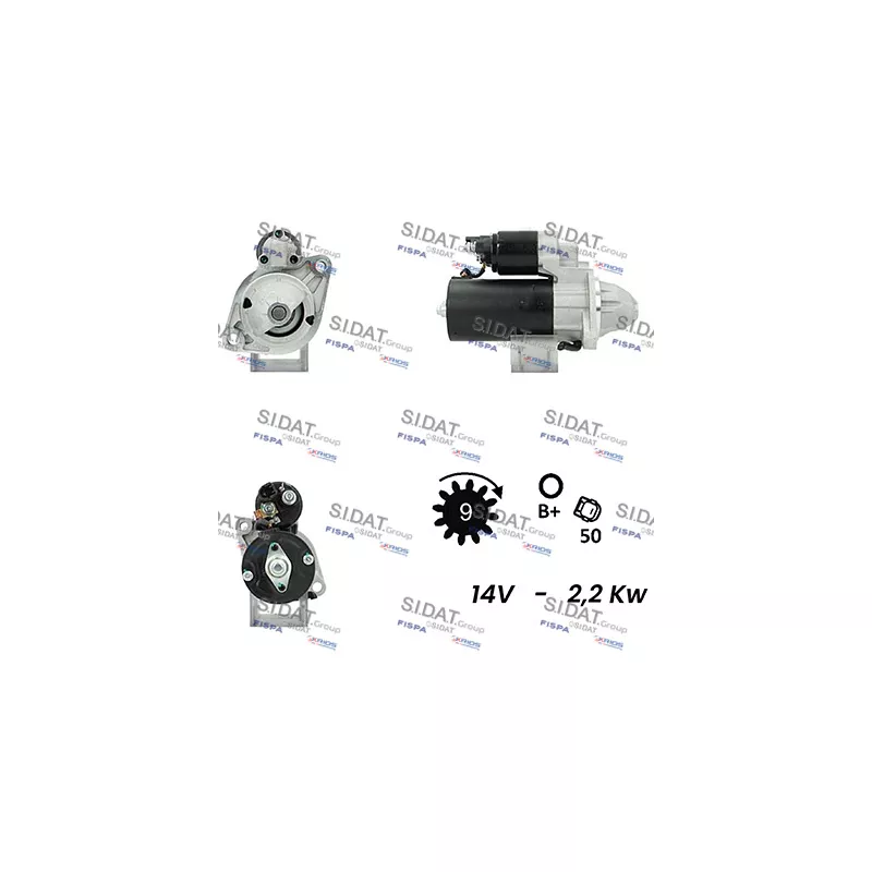 Démarreur SIDAT S12BH0337A2