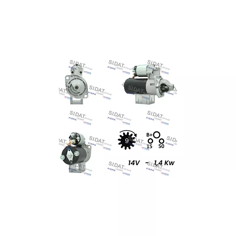 Démarreur SIDAT S12BH0341A2