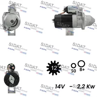 Démarreur SIDAT S12BH0343A2