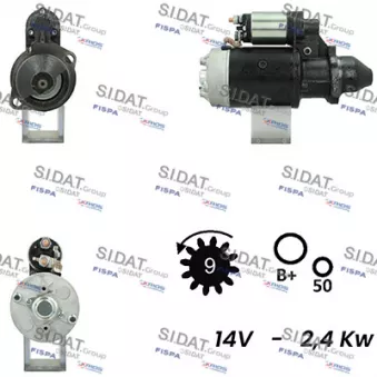 Démarreur SIDAT S12BH0383A2