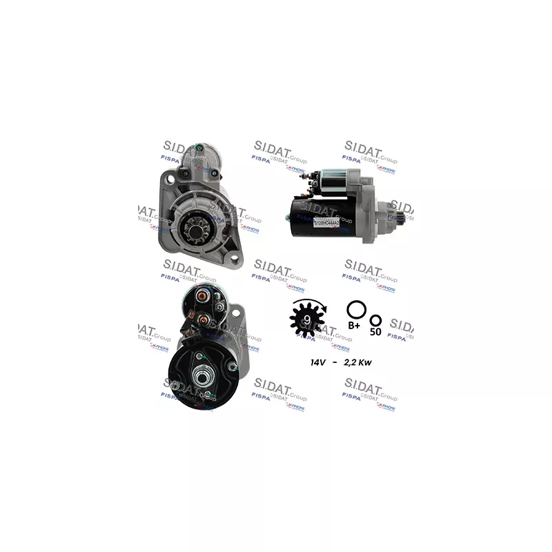 Démarreur SIDAT S12BH0444A2