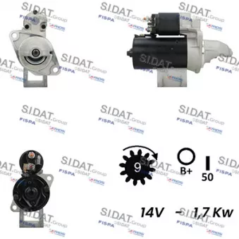 Démarreur SIDAT S12BH0459A2