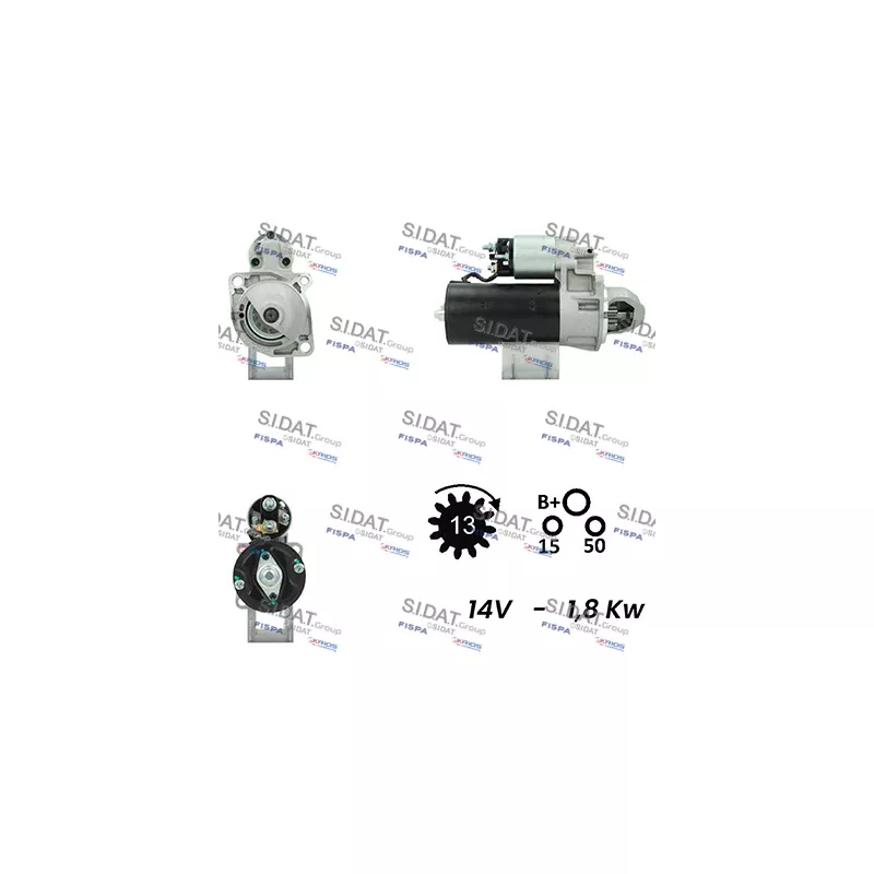 Démarreur SIDAT S12BH0604A2