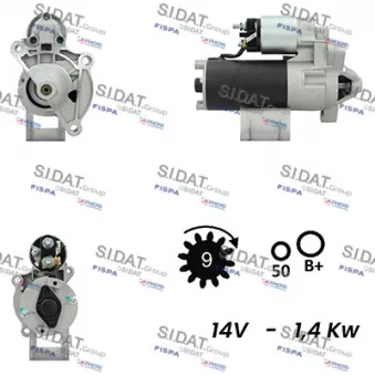 Démarreur SIDAT S12BH0613A2