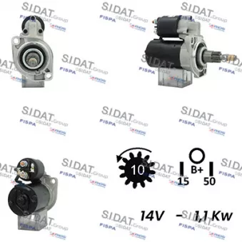 Démarreur SIDAT S12BH0621A2