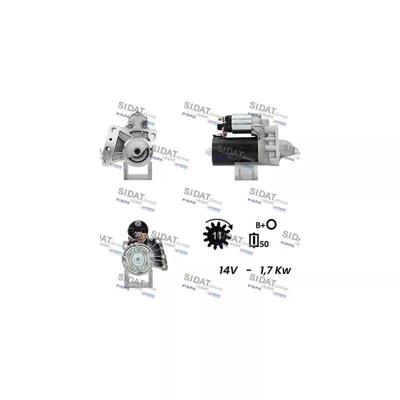Démarreur SIDAT S12BH0646A2