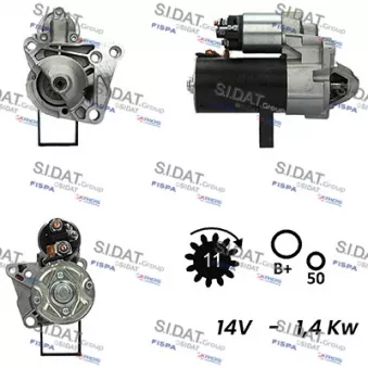 Démarreur SIDAT S12BH0688A2