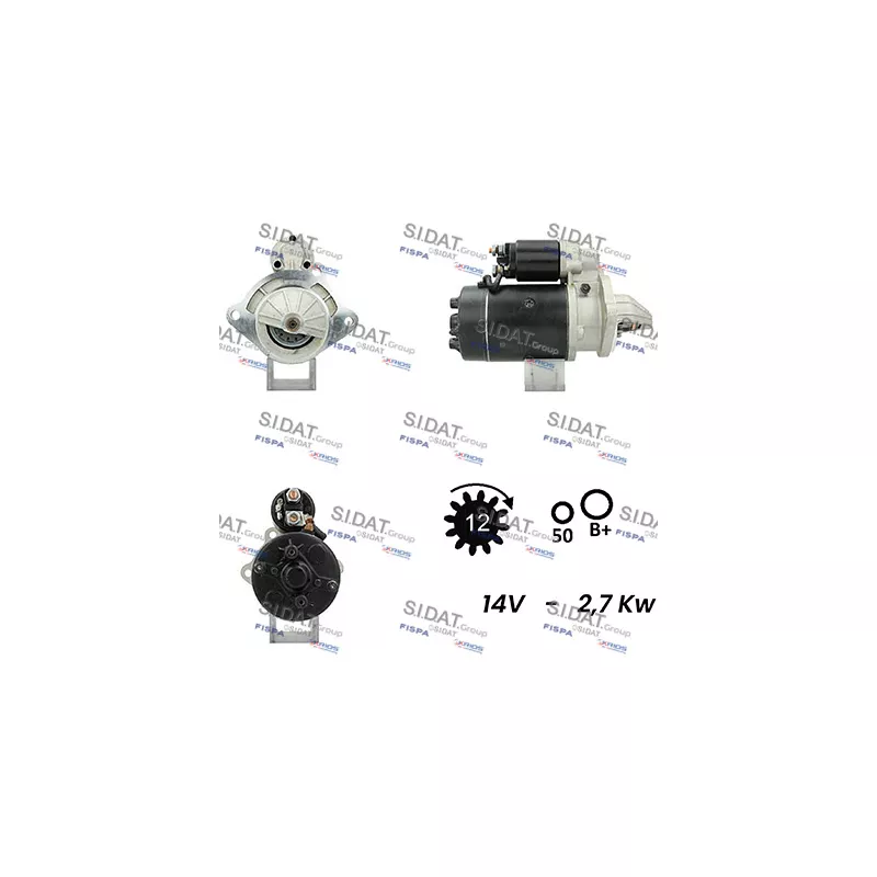 Démarreur SIDAT S12BH0691A2